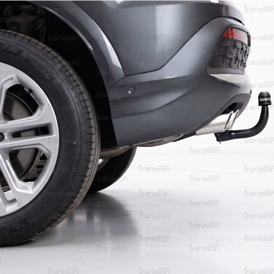 ТЕГЛИЧ ЗА AUDI Q5 [GU] (10/2024 ->) Plug-in hybrid, Gasoline, Diesel, ВКЛЮЧИТЕЛНО S-Line / Sportback, В комплект с електроинстанлация - окабеляване, Бързо сваляем