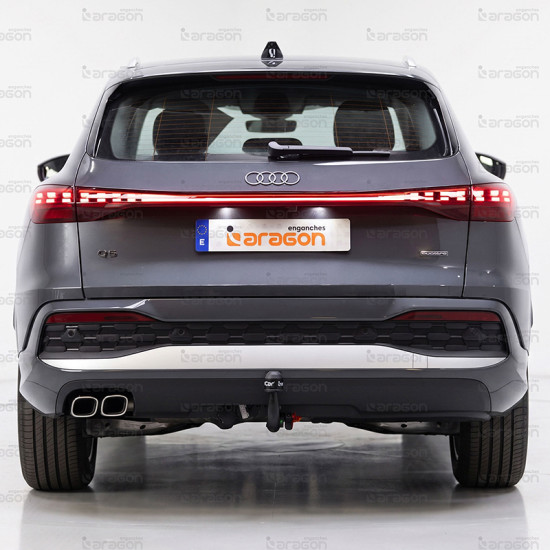 ТЕГЛИЧ ЗА AUDI Q5 [GU] (10/2024 ->) Plug-in hybrid, Gasoline, Diesel, ВКЛЮЧИТЕЛНО S-Line / Sportback, В комплект с електроинстанлация - окабеляване, Бързо сваляем