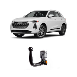 ТЕГЛИЧ ЗА AUDI Q5 [GU] (10/2024 ->) Plug-in hybrid, Gasoline, Diesel, ВКЛЮЧИТЕЛНО S-Line / Sportback, В комплект с електроинстанлация - окабеляване, Бързо сваляем