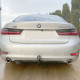 ТЕГЛИЧ ЗА BMW Serie 3 [G20] Sedan (1/2019 ->) Gasoline, Diesel, Hybrid, Plug-in hybrid, ВКЛЮЧИТЕЛНО Includes Kit-M / 4x4 / kick-sensor,  В комплект с електроинстанлация - окабеляване, Бързо сваляем