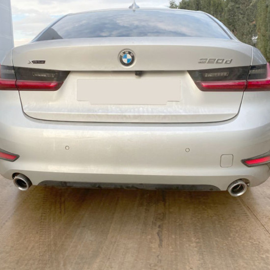 ТЕГЛИЧ ЗА BMW Serie 3 [G20] Sedan (1/2019 ->) Gasoline, Diesel, Hybrid, Plug-in hybrid, ВКЛЮЧИТЕЛНО Includes Kit-M / 4x4 / kick-sensor,  В комплект с електроинстанлация - окабеляване, Бързо сваляем
