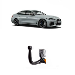 ТЕГЛИЧ ЗА BMW Serie 4 [G26] Gran Coupe (6/2021 ->) Hybrid, Gasoline, Diesel, ВКЛЮЧИТЕЛНО M440i/d, В комплект с електроинстанлация - окабеляване, Бързо сваляем