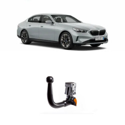 ТЕГЛИЧ ЗА BMW Serie 5 / i5 Sedan [G60] Sedan (5/2023 ->) ВКЛЮЧИТЕЛНО M Kit, С изключение на M5, В комплект с електроинстанлация - окабеляване, Бързо сваляем