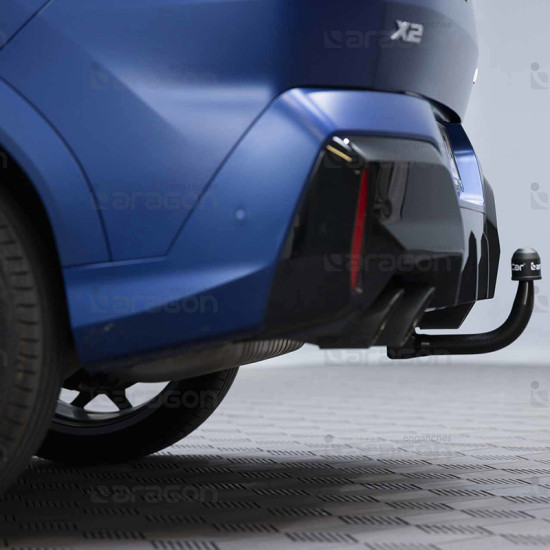 ТЕГЛИЧ ЗА BMW X2 [U10] (4/2024 ->) Gasoline, Diesel, Hybrid, Electric, ВКЛЮЧИТЕЛНО M / M Kit, В комплект с електроинстанлация - окабеляване, Бързо сваляем