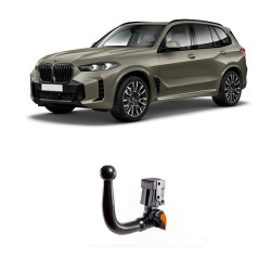 ТЕГЛИЧ ЗА BMW X5 [G05] (2023->) Plug-in hybrid, Gasoline, Diesel, ВКЛЮЧИТЕЛНО pack-M В комплект с електроинстанлация - окабеляване, Бързо сваляем