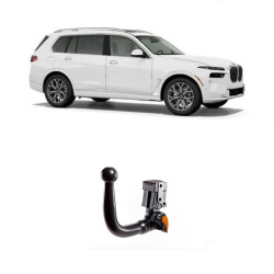 ТЕГЛИЧ ЗА BMW X7 5d (G07) (2019-->) Gasoline, Diesel В комплект с електроинстанлация - окабеляване, Бързо сваляем