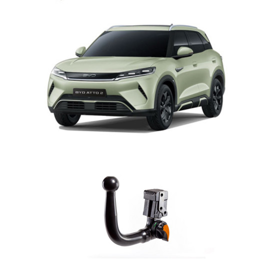 ТЕГЛИЧ ЗА BYD Atto 2 (2/2025 - ) Electric, Plug-in hybrid В комплект с електроинстанлация - окабеляване, Бързо сваляем