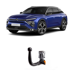 ТЕГЛИЧ ЗА CITROËN C5 X ВКЛЮЧИТЕЛНО PHEV plug-in hybrid (9/2021 ->) В комплект с електроинстанлация - окабеляване, Бързо сваляем