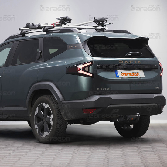 ТЕГЛИЧ ЗА DACIA Bigster Hybrid, Gasoline, GLP (Gas) (1/2025 ->) В комплект с електроинстанлация - окабеляване, Бързо сваляем