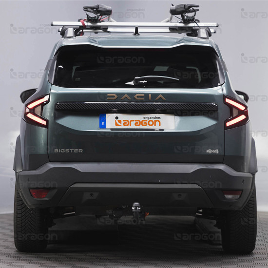 ТЕГЛИЧ ЗА DACIA Bigster Hybrid, Gasoline, GLP (Gas) (1/2025 ->) В комплект с електроинстанлация - окабеляване, Бързо сваляем