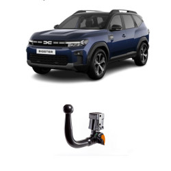 ТЕГЛИЧ ЗА DACIA Bigster Hybrid, Gasoline, GLP (Gas) (1/2025 ->) В комплект с електроинстанлация - окабеляване, Бързо сваляем