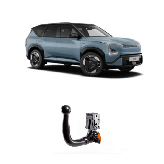 ТЕГЛИЧ ЗА KIA EV5 Electric (12/2025 ->) В комплект с електроинстанлация - окабеляване, Бързо сваляем