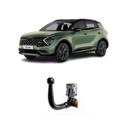 ТЕГЛИЧ ЗА Kia Sportage 5d (V/NQ5) (2021-->2026) В комплект с електроинстанлация - окабеляване, Бързо сваляем
