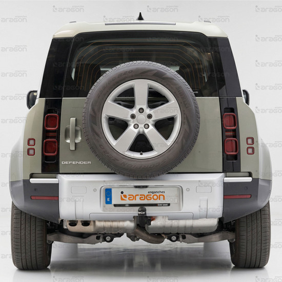 ТЕГЛИЧ ЗА LAND ROVER Defender [Type: L663] / 90 / 110 / 130 (9/2019 ->) Plug-in hybrid, Gasoline, Diesel, В комплект с електроинстанлация - окабеляване, Бързо сваляем