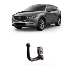 ТЕГЛИЧ ЗА MAZDA CX-5 [KF] (7/2017 - 1/2026) Включително и adblue / hybrid, В комплект с електроинстанлация - окабеляване, Бързо сваляем