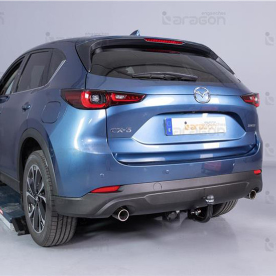 ТЕГЛИЧ ЗА MAZDA CX-5 [KF] (7/2017 - 1/2026) Включително и adblue / hybrid, В комплект с електроинстанлация - окабеляване, Бързо сваляем