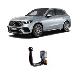 ТЕГЛИЧ ЗА MERCEDES GLC [X254] (6/2022 - 5/2026) Plug-in hybrid, Gasoline, Diesel, ВКЛЮЧИТЕЛНО AMG LINE, В комплект с електроинстанлация - окабеляване, Бързо сваляем