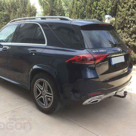 ТЕГЛИЧ ЗА Mercedes Clase GLE 5d (W167 - 2019-->) Plug-in hybrid, Gasoline, Diesel, В комплект с електроинстанлация - окабеляване, Бързо сваляем