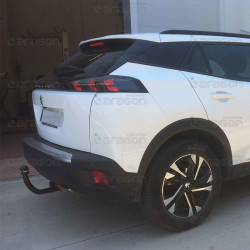 ТЕГЛИЧ ЗА PEUGEOT 2008 (ll - 1/2020 ->) ВКЛЮЧИТЕЛНО GT-Line / Hybrid / Restyling 2023 С ИЗКЛЮЧЕНИЕ НА е-2008, В комплект с електроинстанлация - окабеляване, Бързо сваляем