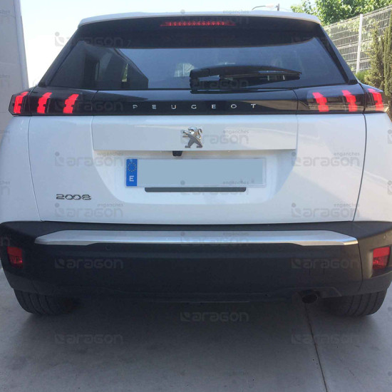 ТЕГЛИЧ ЗА PEUGEOT 2008 (ll - 1/2020 ->) ВКЛЮЧИТЕЛНО GT-Line / Hybrid / Restyling 2023 С ИЗКЛЮЧЕНИЕ НА е-2008, В комплект с електроинстанлация - окабеляване, Бързо сваляем