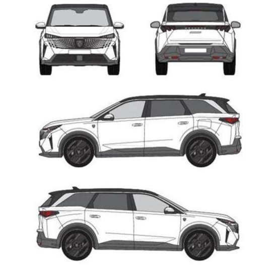 ТЕГЛИЧ ЗА PEUGEOT 5008 (III - 6/2024 -> ) Hybrid, Plug-in hybrid, Electric ВКЛЮЧИТЕЛНО И GT PACK, В комплект с електроинстанлация - окабеляване, Бързо сваляем