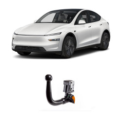 ТЕГЛИЧ ЗА TESLA Model Y Electric (2/2025 ->) включително Performance, В комплект с електроинстанлация - окабеляване, Бързо сваляем