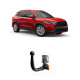 ТЕГЛИЧ ЗА TOYOTA Corolla Cross включително Hybrid и GR (3/2021 ->) В комплект с електроинстанлация - окабеляване, Бързо сваляем