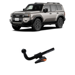 ТЕГЛИЧ ЗА TOYOTA Land Cruiser [J25] Diesel, Hybrid, (2/2024 ->) В комплект с електроинстанлация - окабеляване, Бързо сваляем