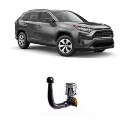 ТЕГЛИЧ ЗА TOYOTA Rav-4 [V/XA50] Hybrid, Plug-in hybrid, Gasoline, (С изключение на GR Sport) В комплект с електроинстанлация - окабеляване, Бързо сваляем