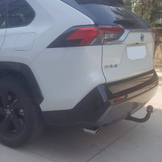 ТЕГЛИЧ ЗА TOYOTA Rav-4 [V/XA50] Hybrid, Plug-in hybrid, Gasoline, (С изключение на GR Sport) В комплект с електроинстанлация - окабеляване, Бързо сваляем