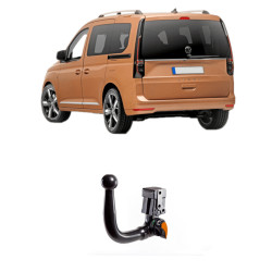 ТЕГЛИЧ ЗА VOLKSWAGEN Caddy/Caddy Maxi V Plug-in hybrid, Gasoline, Diesel (11/2020 ->) В комплект с електроинстанлация - окабеляване, Бързо сваляем