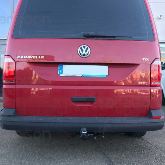 ТЕГЛИЧ ЗА VOLKSWAGEN T6 / T6.1 (8/2015 - 11/2024) В комплект с електроинстанлация - окабеляване, Бързо сваляем