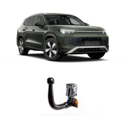 ТЕГЛИЧ ЗА VOLKSWAGEN Tayron (11/2024 ->) Hybrid, Plug-in hybrid, Gasoline, Diesel, В комплект с електроинстанлация - окабеляване, Бързо сваляем