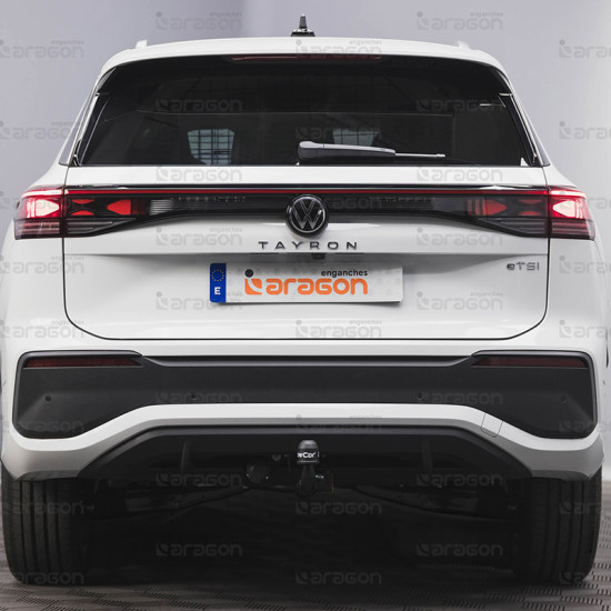 ТЕГЛИЧ ЗА VOLKSWAGEN Tayron (11/2024 ->) Hybrid, Plug-in hybrid, Gasoline, Diesel, В комплект с електроинстанлация - окабеляване, Бързо сваляем