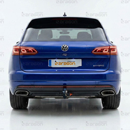 ТЕГЛИЧ ЗА VOLKSWAGEN Touareg (III - 9/2023 ->) ВКЛЮЧИТЕЛНО Hybrid / R-Line, В комплект с електроинстанлация - окабеляване, Бързо сваляем