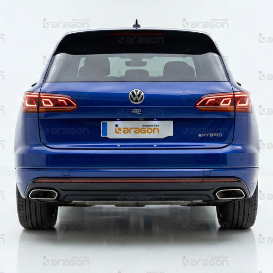 ТЕГЛИЧ ЗА VOLKSWAGEN Touareg (III - 9/2023 ->) ВКЛЮЧИТЕЛНО Hybrid / R-Line, В комплект с електроинстанлация - окабеляване, Бързо сваляем