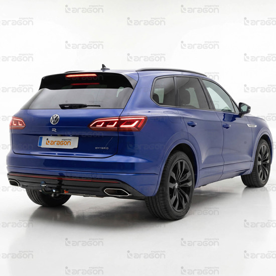 ТЕГЛИЧ ЗА VOLKSWAGEN Touareg (III - 9/2023 ->) ВКЛЮЧИТЕЛНО Hybrid / R-Line, В комплект с електроинстанлация - окабеляване, Бързо сваляем