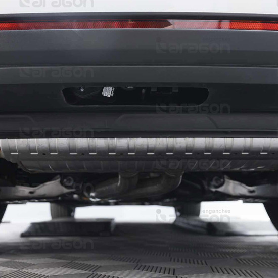 ТЕГЛИЧ ЗА VOLKSWAGEN Touareg (III - 9/2023 ->) ВКЛЮЧИТЕЛНО Hybrid / R-Line, В комплект с електроинстанлация - окабеляване, Бързо сваляем