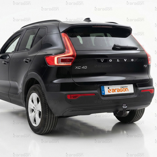 ТЕГЛИЧ ЗА VOLVO XC40 [536] Plug-in hybrid, Electric, Gasoline, Diesel, (11/2017 ->) В комплект с електроинстанлация - окабеляване, Бързо сваляем