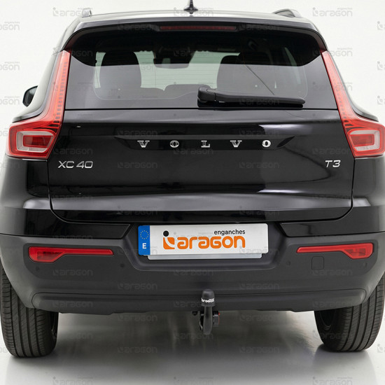 ТЕГЛИЧ ЗА VOLVO XC40 [536] Plug-in hybrid, Electric, Gasoline, Diesel, (11/2017 ->) В комплект с електроинстанлация - окабеляване, Бързо сваляем