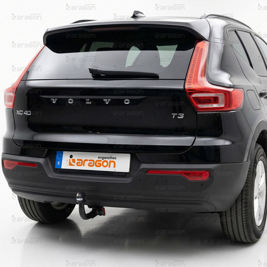 ТЕГЛИЧ ЗА VOLVO XC40 [536] Plug-in hybrid, Electric, Gasoline, Diesel, (11/2017 ->) В комплект с електроинстанлация - окабеляване, Бързо сваляем