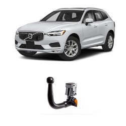 ТЕГЛИЧ ЗА VOLVO XC60 Hybrid, Plug-in hybrid, Gasoline, Diesel (3/2017 ->) В комплект с електроинстанлация - окабеляване, Бързо сваляем