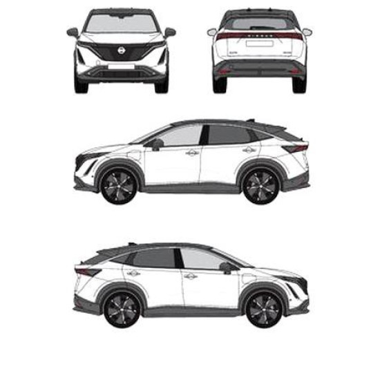 БАГАЖНИК ГРЕДИ CRUZ AIRO T Nissan Ariya 5d (standard roof) (2021-->)