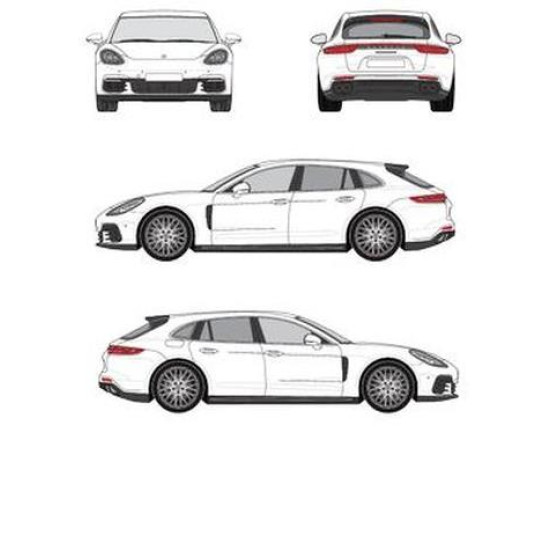 БАГАЖНИК ГРЕДИ CRUZ AIRO FIX DARK Porsche Panamera (G2/G2II/971 - fixpoint) (2017-->2024)