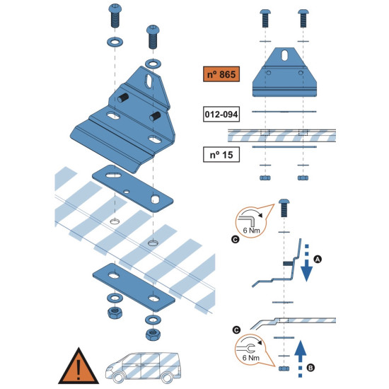 БАГАЖНИК ТОВАРНА СКАРА CRUZ EVO RACK MODULE Nissan NV400 L4H2 (III) (2010-->)
