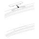 БАГАЖНИК ЗА Subaru Uncharted 5d (integrated railing) (2026-->) AERO BAR BLACK