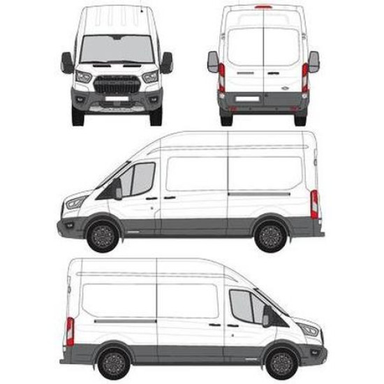 БАГАЖНИК ТОВАРНА СКАРА CRUZ EVO RACK MODULE Ford Transit L3H3 (V) (2014-->)