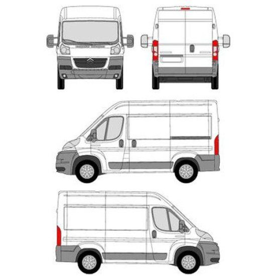 БАГАЖНИК ТОВАРНА СКАРА CRUZ EVO RACK MODULE Citroën Jumper L1H2 (III) (2006-->2014)
