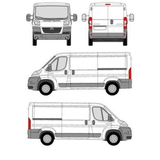 БАГАЖНИК ТОВАРНА СКАРА CRUZ EVO RACK MODULE Citroën Jumper L2H1 (III) (2006-->2014)