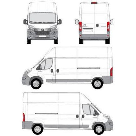 БАГАЖНИК ТОВАРНА СКАРА CRUZ EVO RACK MODULE Citroën Jumper L3H3 (III.2) (2014-->)